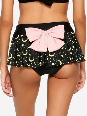 SAILOR MOON NWT Luna Skirted Swim Bottoms Size Medium Cosplay Costume Anime Cute